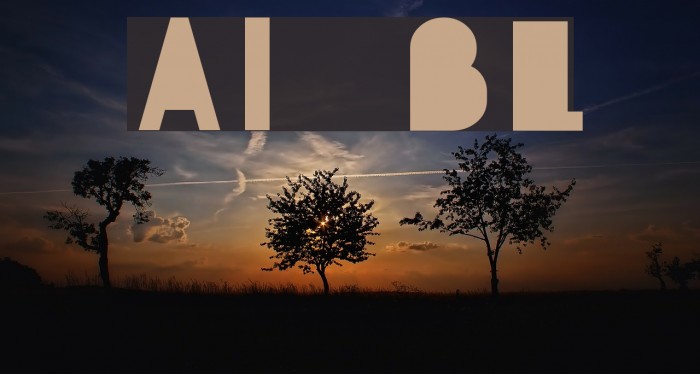 AI kelso BL Font examples