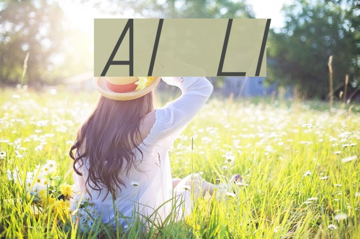 AI kelso LI Font examples