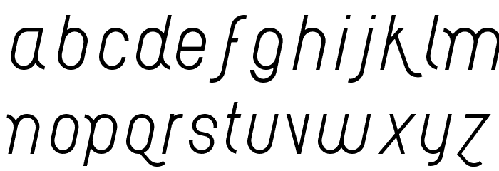 AI kelso LI Font LOWERCASE