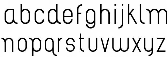 AI kelso L फ़ॉन्ट लोअरकेस