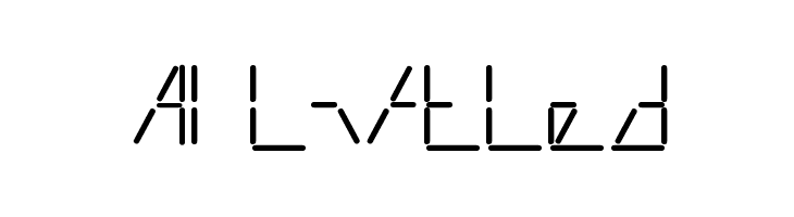 AI liftled  font caratteri gratis