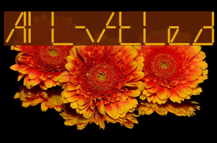 AI liftled Font examples