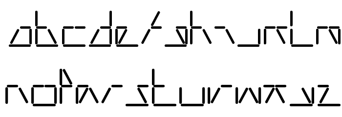 AI liftled Font LOWERCASE