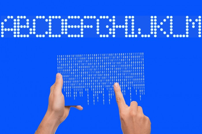 AI pointe Font examples