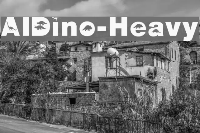 AIDino-Heavy Fonte examples