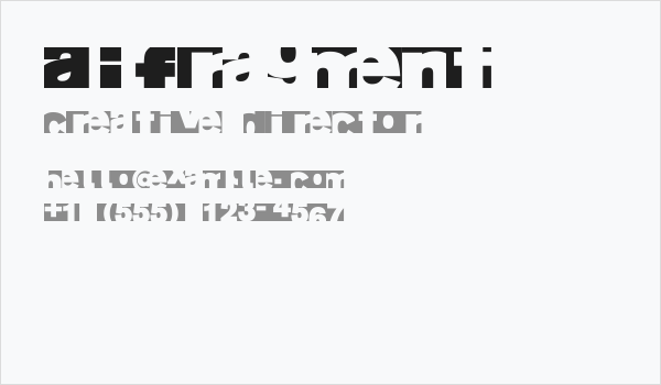 AIFragment Business Card