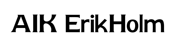 AIK-ErikHolm फ़ॉन्ट
