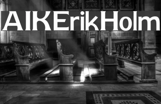 AIK-ErikHolm Font examples
