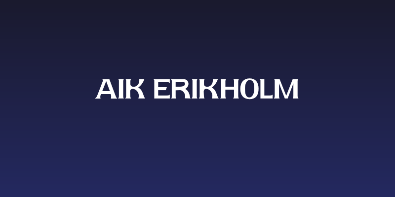 AIK-ErikHolm Social Header