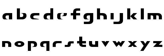 AIRBORNE GP Font LOWERCASE