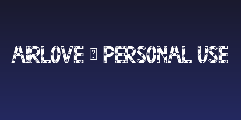 AIRLOVE - Personal Use Social Header