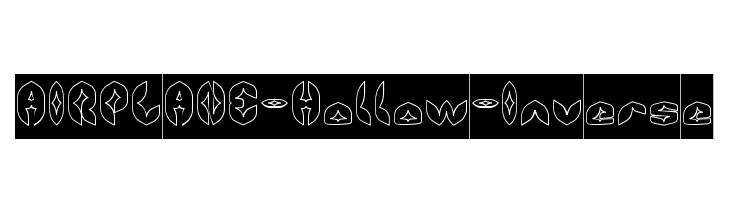 AIRPLANE-Hollow-Inverse  नि: शुल्क फ़ॉन्ट्स डाउनलोड