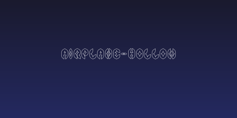 AIRPLANE-Hollow Social Header