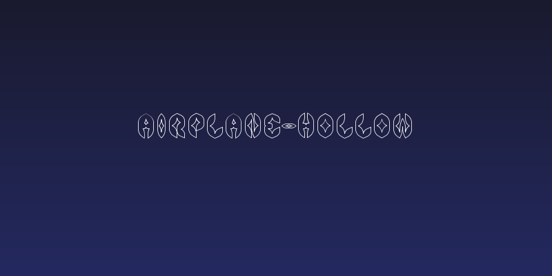 AIRPLANE-Hollow Social Header