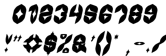 AIRPLANE Italic Font OTHER CHARS