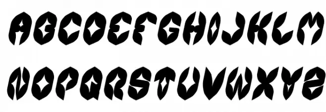 AIRPLANE Italic Polices MAJUSCULES