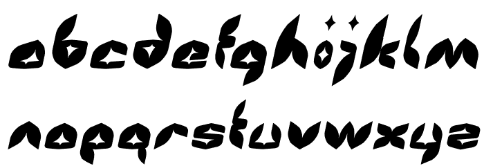 AIRPLANE Italic Font LOWERCASE