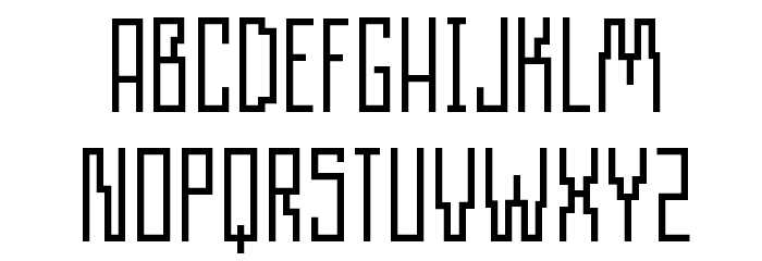 AIRWAVE 1 Font LOWERCASE