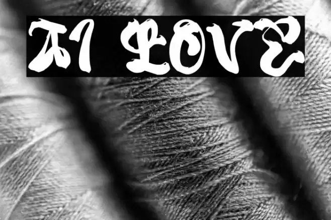 Ai Love Font examples