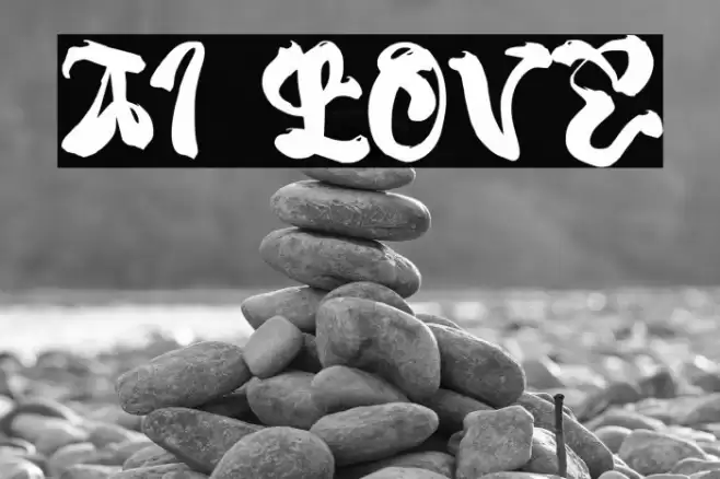Ai Love Font examples