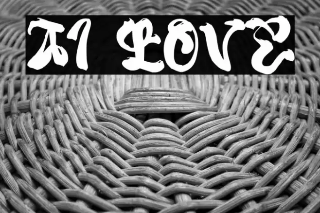 Ai Love Font examples