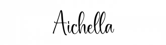 Aichella  免费字体下载