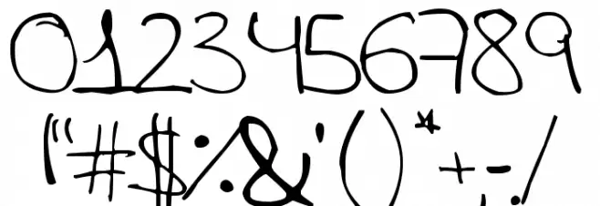 Aida Garmo - Scrap Rounded Font OTHER CHARS