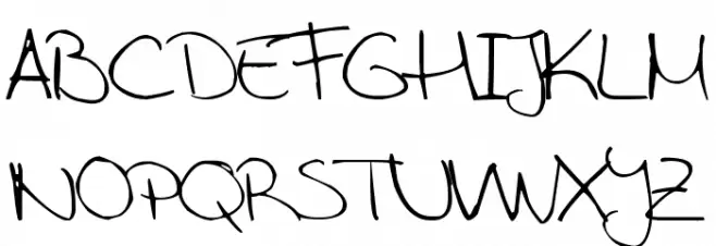 Aida Garmo - Scrap Rounded Schriftart Groß