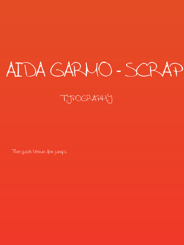 Aida Garmo - Scrap Rounded Poster