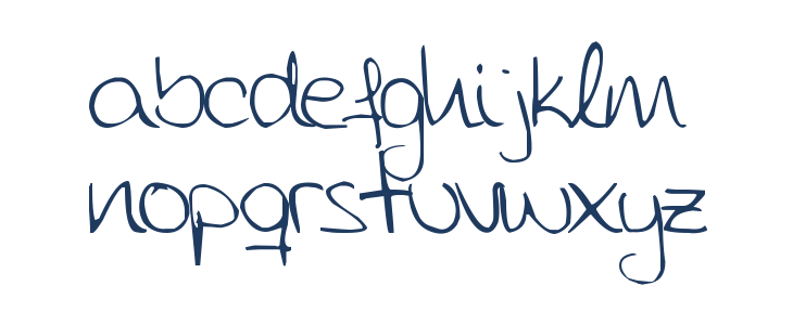 Aida Garmo - Scrap Rounded Lowercase