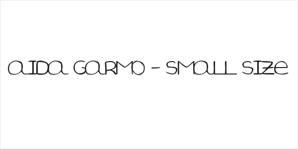 Aida Garmo - Small Size Logo
