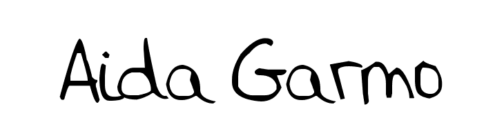 Aida Garmo  Descarca Fonturi Gratis