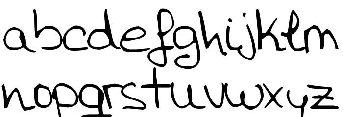Aida Garmo Font LOWERCASE