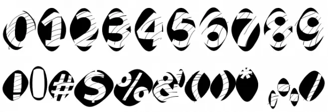 AidaOopsXtra Font OTHER CHARS