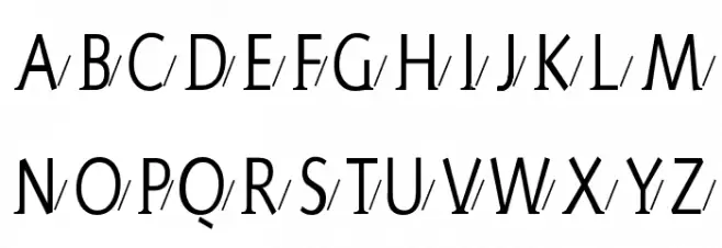 AidaSerifaShadow Schriftart Groß