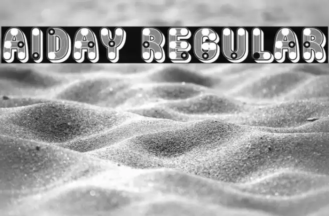 Aiday Regular Font examples