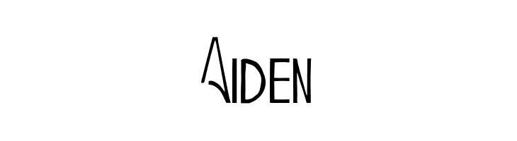 Aiden フォント