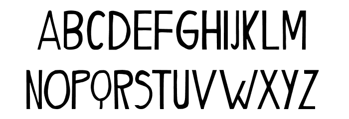 Aiden Font LOWERCASE