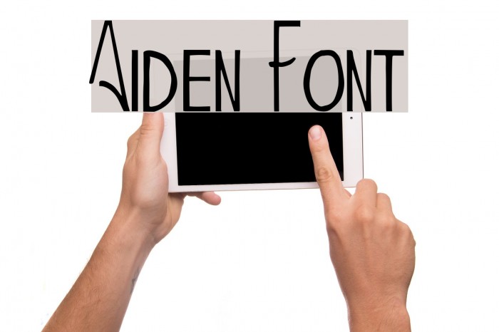 Aiden Font examples