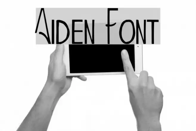 Aiden フォント examples