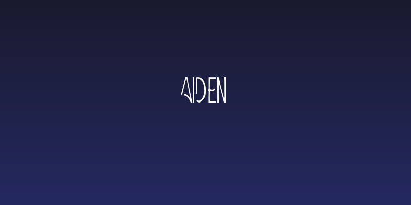Aiden Social Header