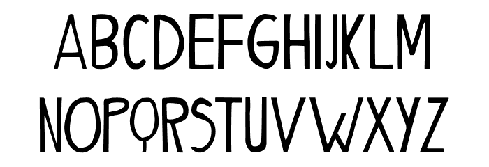 Aiden Font LOWERCASE