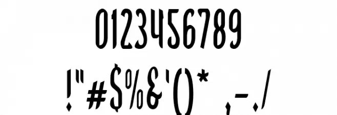 Aidilfitri Font OTHER CHARS