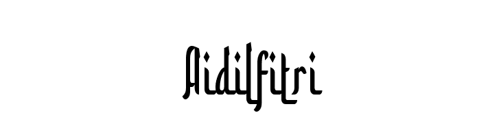 Aidilfitri  Free Fonts Download