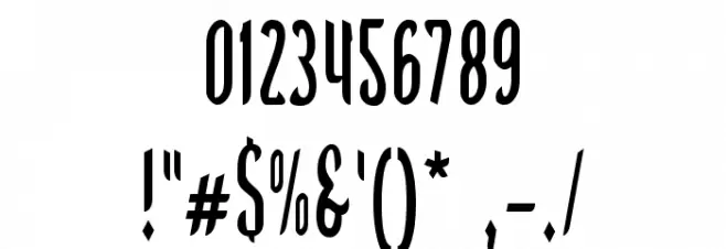 Aidilfitri Font OTHER CHARS