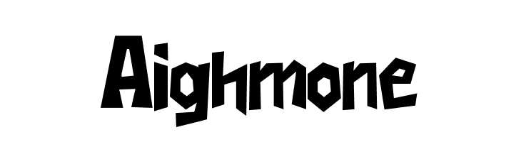 Aighmone  font caratteri gratis