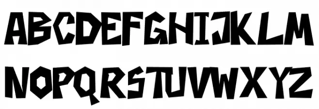 Aighmone Font UPPERCASE