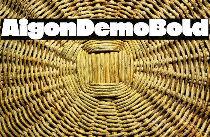 Aigon Demo Bold Example 1