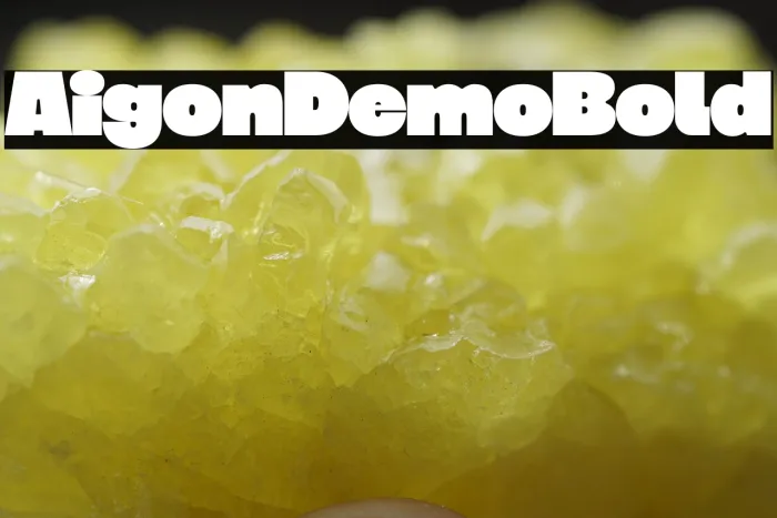 Aigon Demo Bold Example 2