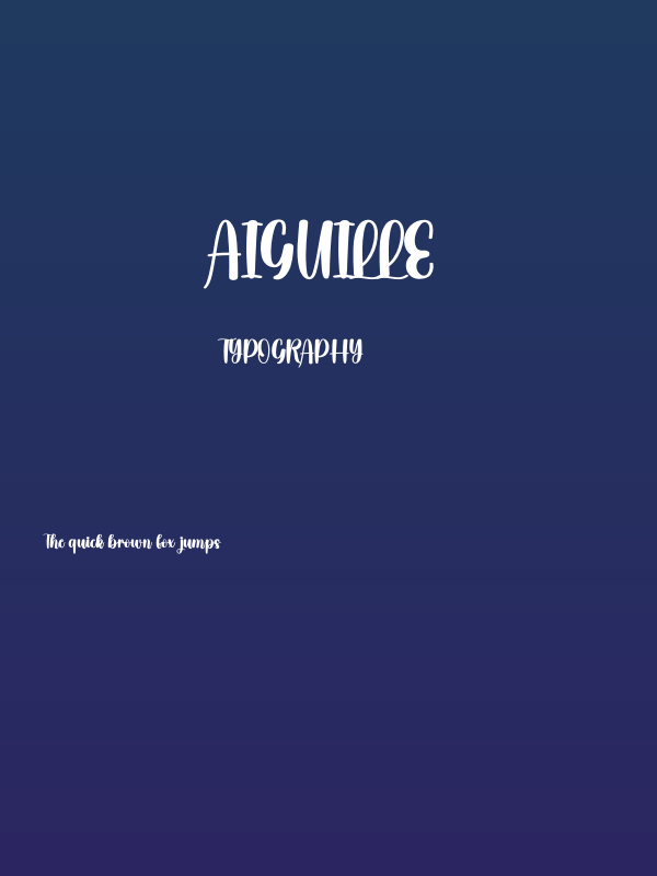 Aiguille Poster